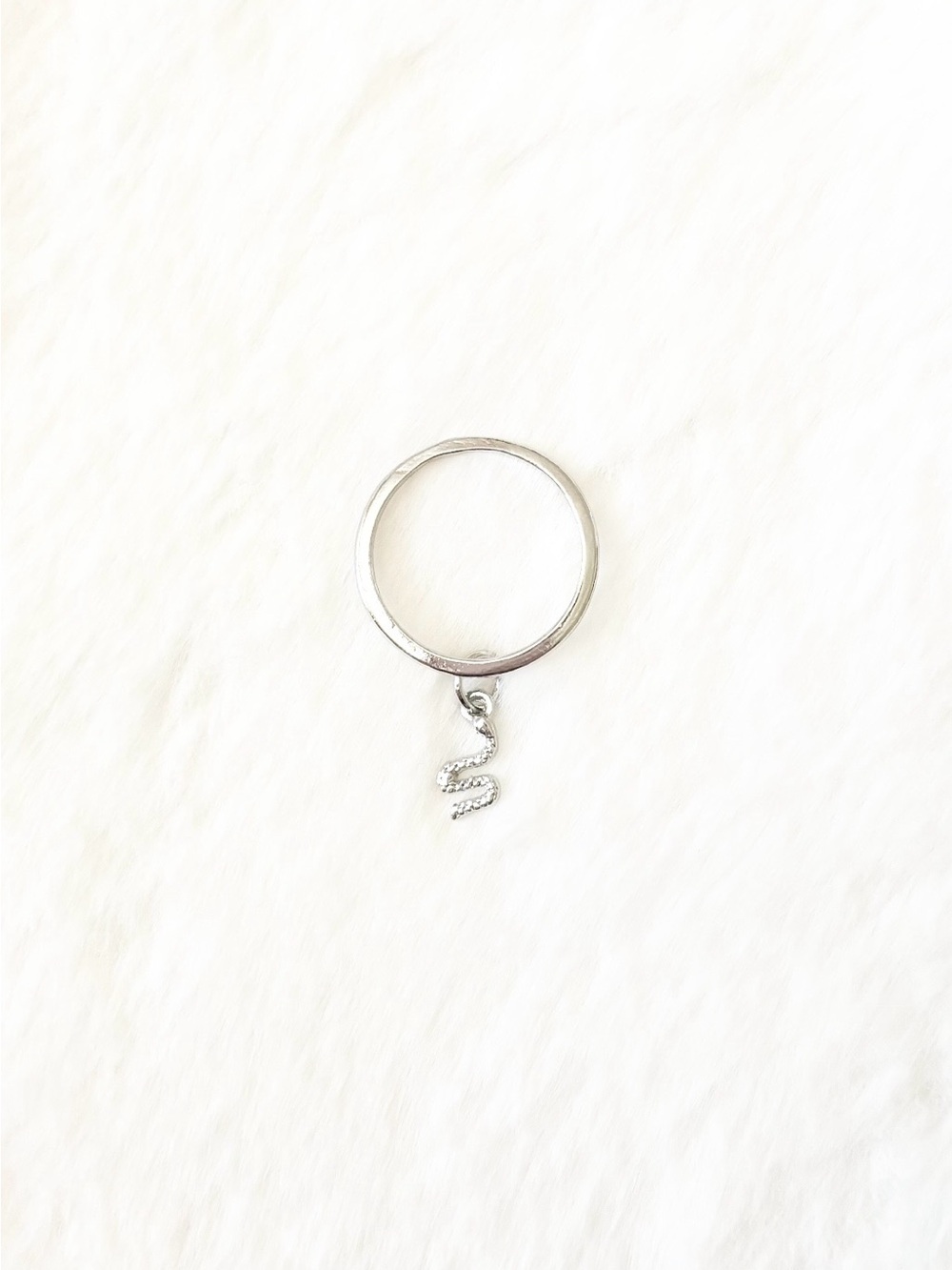 5/$15 🩷 MUST BUNDLE Silver Snake Charm Ring - Women Jewelry